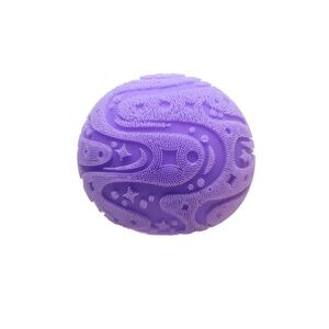 Schylling Super Fuzz Ball NeeDoh Squishy - purple - brand new